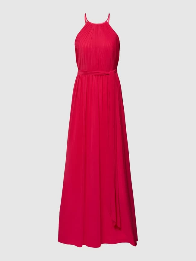 Mascara Abendkleid Mit Plisseefalten - Koralle 4 Mascara Abendkleid Mit Plisseefalten - Koralle – Bild 2