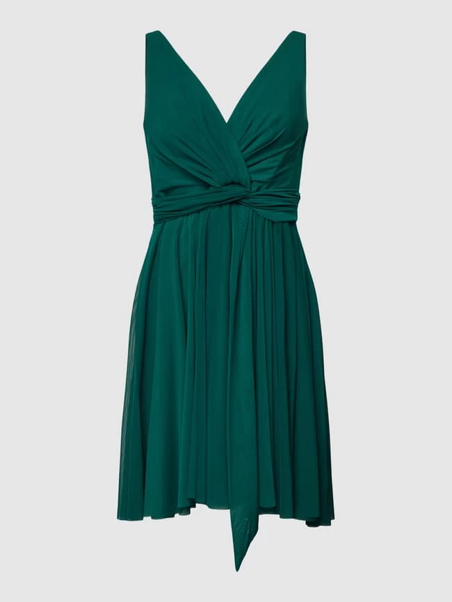 TROYDEN COLLECTION Cocktailkleid In Wickel-Optik - Smaragdgrün 4 TROYDEN COLLECTION Cocktailkleid In Wickel-Optik - Smaragdgrün – Bild 2