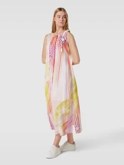 Marc Cain Blusenkleid Mit Allover-Muster - Rosa