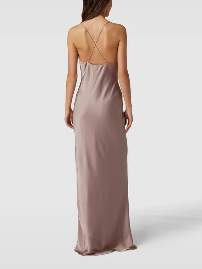 Unique Abendkleid Mit Wasserfall-Ausschnitt - Altrosa 7 Unique Abendkleid Mit Wasserfall-Ausschnitt - Altrosa – Bild 5