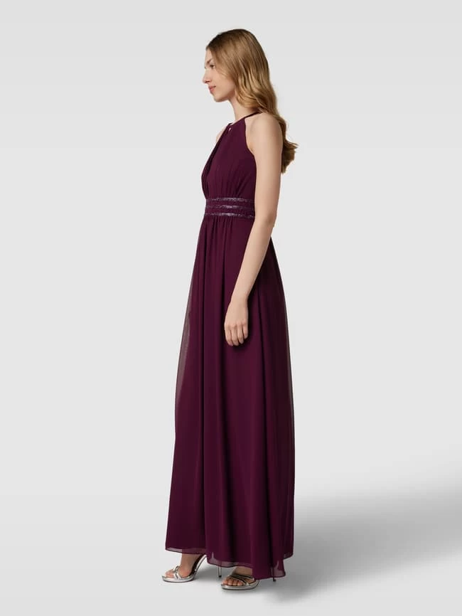 Jake*s Cocktail Abendkleid Mit Zierbesatz - Bordeaux Rot 3 Jake*s Cocktail Abendkleid Mit Zierbesatz - Bordeaux Rot