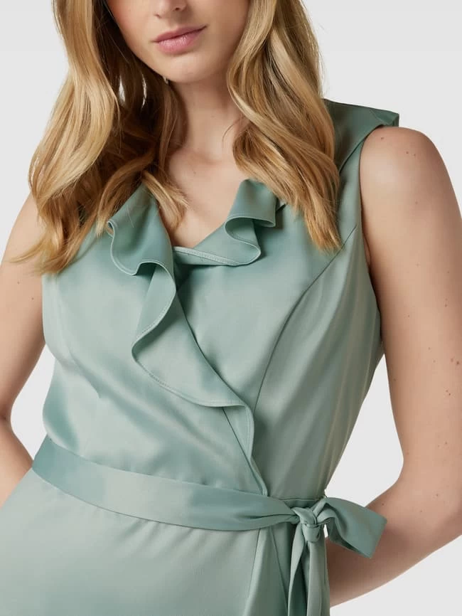 Adrianna Papell Cocktailkleid Mit Volants - Mint 5 Adrianna Papell Cocktailkleid Mit Volants - Mint – Bild 3