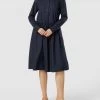 Marc O'Polo Blusenkleid Mit Knopfleiste - Marineblau