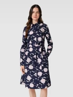 Christian Berg Woman Knielanges Kleid Mit Allover-Muster - Dunkelblau -Rockreich Store 6t2j2l1lakskika78l6j2gih60r32e24a0p48lagah542lic8p0jadq788p4ajpl8h1jadq46153ciq66go3io9i64r3gd1hc8oj4o9kccr30e1j6tim4c9m6dh68dpi75j3gcg