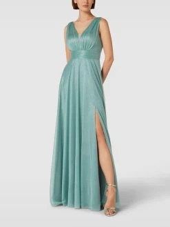 TROYDEN COLLECTION Abendkleid Mit Herz-Ausschnitt - Petrol