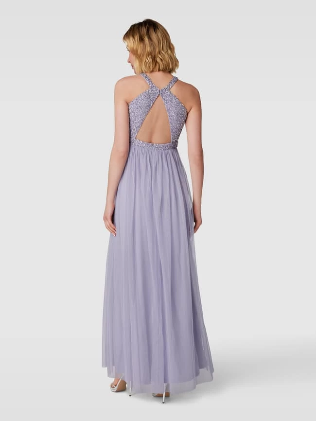 Jake*s Cocktail Abendkleid Mit Zierbesatz - Flieder 7 Jake*s Cocktail Abendkleid Mit Zierbesatz - Flieder – Bild 5