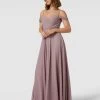 Mascara Abendkleid Im Cold-Shoulder-Design - Altrosa