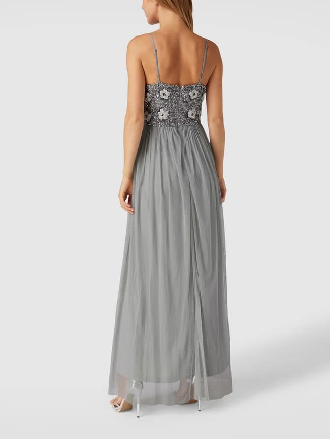 LACE & BEADS Abendkleid Mit Pailletten Und Ziersteinen - Mint 7 LACE & BEADS Abendkleid Mit Pailletten Und Ziersteinen - Mint – Bild 5