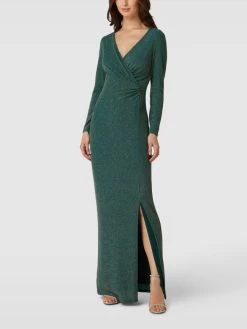 Vera Mont Abendkleid Mit Effektgarn - Dunkelgrün