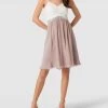 Jake*s Cocktail Cocktailkleid Mit Zierbesatz - Mauve