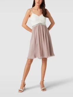Jake*s Cocktail Cocktailkleid Mit Zierbesatz - Mauve