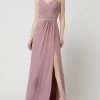Luxuar Abendkleid Mit Ziersteinen - Rosa