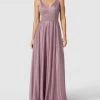 TROYDEN COLLECTION Abendkleid Mit Herz-Ausschnitt - Mauve