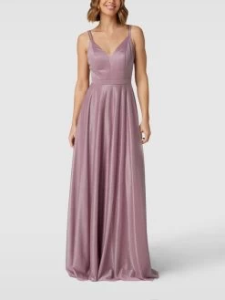 TROYDEN COLLECTION Abendkleid Mit Herz-Ausschnitt - Mauve