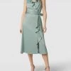 Adrianna Papell Cocktailkleid Mit Volants - Mint