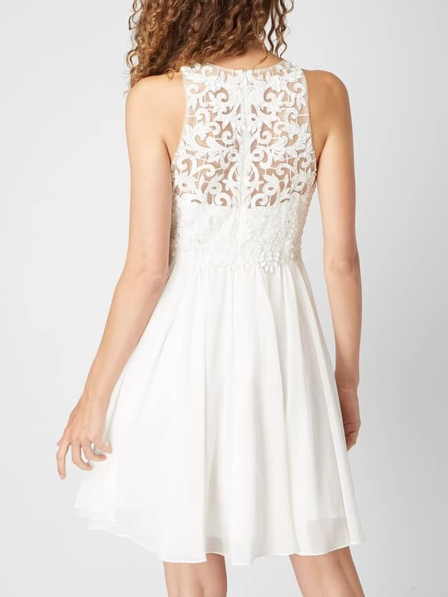 Laona Brautkleid Aus Mesh Und Chiffon - Offwhite 7 Laona Brautkleid Aus Mesh Und Chiffon - Offwhite – Bild 5