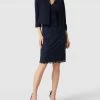 Vera Mont Cocktailkleid Mit Spitzenbesatz - Dunkelblau