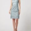 Luxuar Cocktailkleid Mit Zierborten - Mint