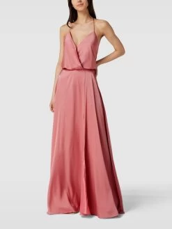 Unique Abendkleid In Wickel-Optik - Pink
