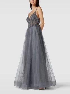 Unique Abendkleid Mit Effektgarn - Mittelgrau -Rockreich Store 95638h2b714j8k9maksl4hqk9grl4lij8974ugac8l4kai248d936daa857k4l27897kokq1910kidqlako3goj3c5j3cohm6gojacpk6os66e9o6kqj0oj56ks38c1i6gpm8c8