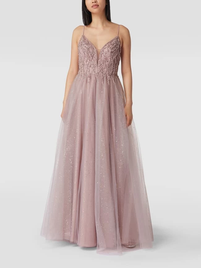 Mascara Abendkleid Mit Glitter-Effekt - Rosé 3 Mascara Abendkleid Mit Glitter-Effekt - Rosé