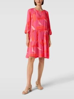 Betty Barclay Minikleid Mit Allover-Muster - Pink