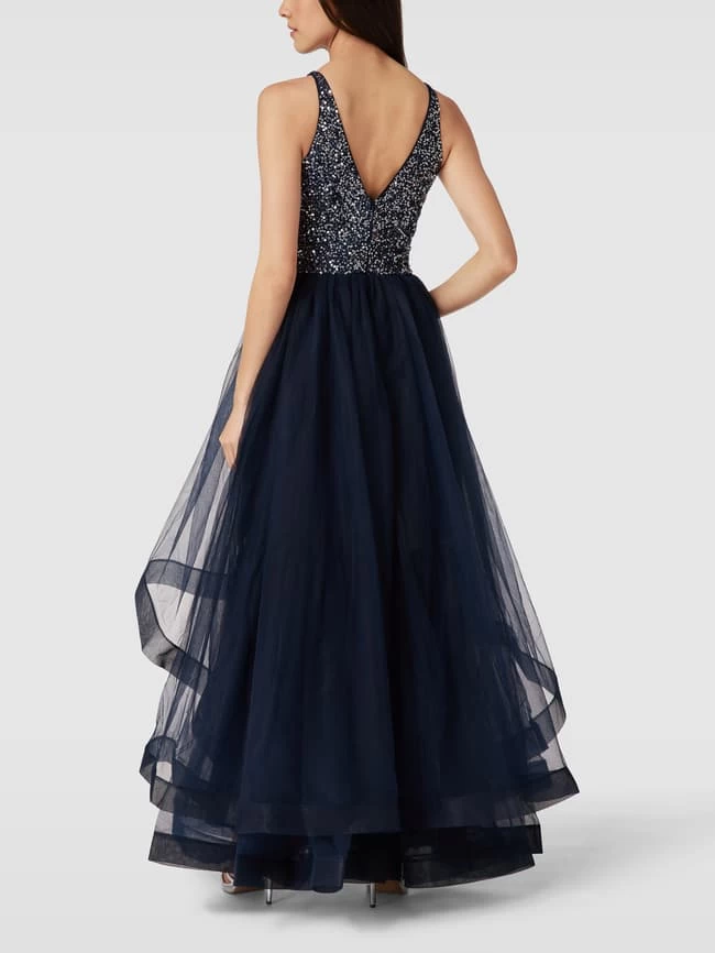 LACE & BEADS Abendkleid Mit Zierbesatz - Marineblau 7 LACE & BEADS Abendkleid Mit Zierbesatz - Marineblau – Bild 5