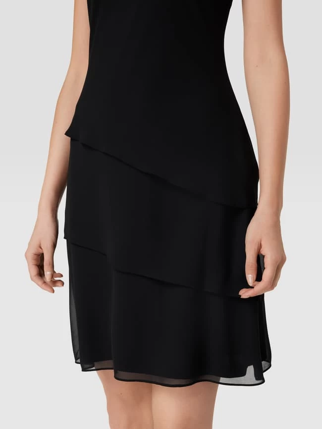 Christian Berg Cocktail Cocktailkleid Mit Volants - Schwarz 5 Christian Berg Cocktail Cocktailkleid Mit Volants - Schwarz – Bild 3