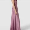 TROYDEN COLLECTION Cocktailkleid Mit Wasserfall-Ausschnitt - Mauve
