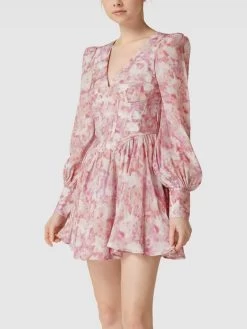 Bardot Minikleid Mit Allover-Muster Modell 'ZELINA' - Altrosa -Rockreich Store 9ksjgli48d7kejii696k6gah85b4gji99h742khoa5akac9m70slac2c9p8k6j1n652j8kag94r32iq6aco3edr270qj0chlcoq3edpk70p66ohicpi3gp3274p3ao9o64qj2d0