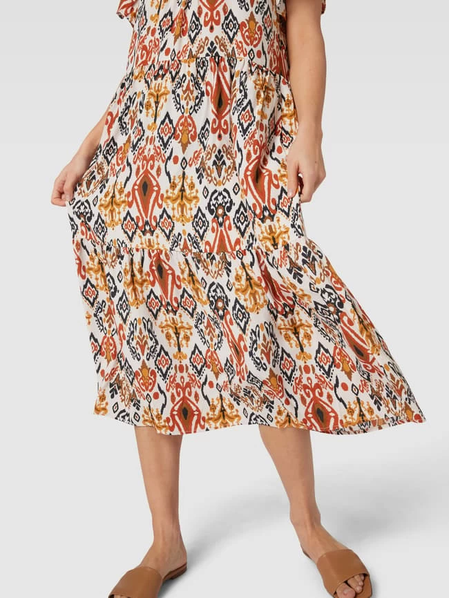 SMASHED LEMON Kleid Mit Volantärmeln - Offwhite 5 SMASHED LEMON Kleid Mit Volantärmeln - Offwhite – Bild 3