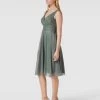 TROYDEN COLLECTION Cocktailkleid In Wickel-Optik - Mint