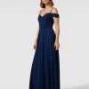 Mascara Abendkleid Im Cold-Shoulder-Design - Marineblau