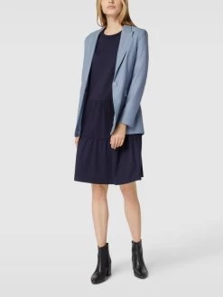 Marc Cain Minikleid Mit Nahtreißverschluss - Marineblau