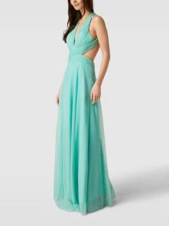 Luxuar Abendkleid In Schimmernder Optik - Hellgrün