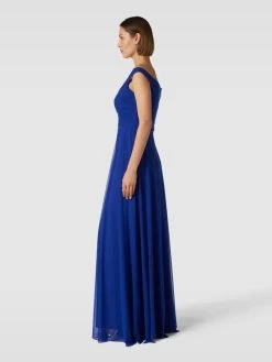 TROYDEN COLLECTION Abendkleid Mit Breiten Trägern - Royalblau