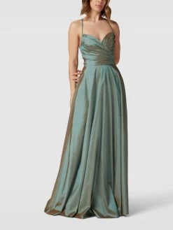 Luxuar Abendkleid Mit Herz-Ausschnitt - Grün