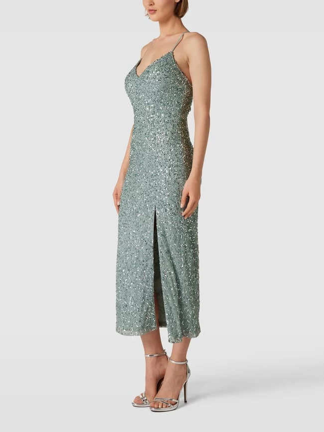 Jake*s Cocktail Cocktailkleid Mit Zierbesatz - Schilf 6 Jake*s Cocktail Cocktailkleid Mit Zierbesatz - Schilf – Bild 4