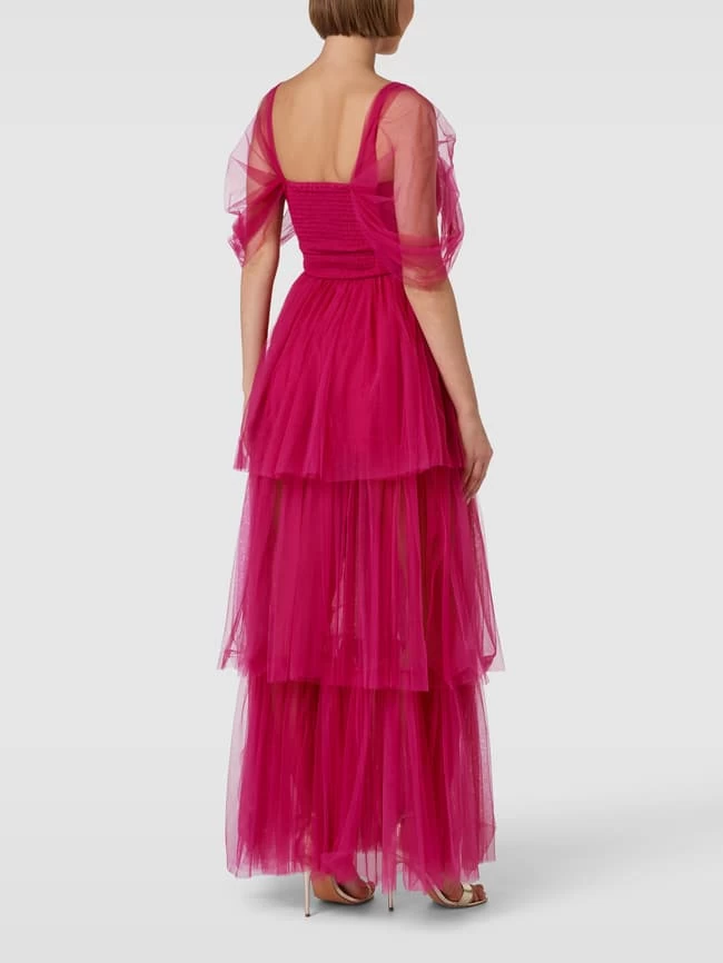 LACE & BEADS Abendkleid Im Off-Shoulder-Design - Violett 7 LACE & BEADS Abendkleid Im Off-Shoulder-Design - Violett – Bild 5