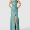 Luxuar Abendkleid Mit Allover-Paillettenbesatz - Mint