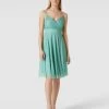 TROYDEN COLLECTION Cocktailkleid Mit Spaghettiträgern - Mint
