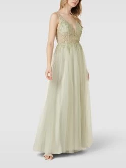 Laona Abendkleid Mit Ziersteinbesatz - Mint