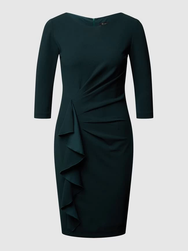 Paradi Cocktailkleid Mit Drapierung Und Volantbesatz - Grün 4 Paradi Cocktailkleid Mit Drapierung Und Volantbesatz - Grün – Bild 2