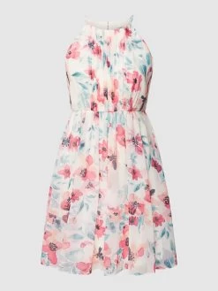 Jake*s Cocktail Cocktailkleid Mit Floralem Muster - Ecru