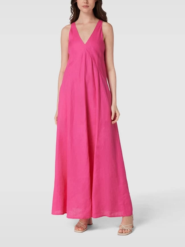 Nadine H Maxikleid Mit Seitlichen Einstecktaschen - Pink 3 Nadine H Maxikleid Mit Seitlichen Einstecktaschen - Pink