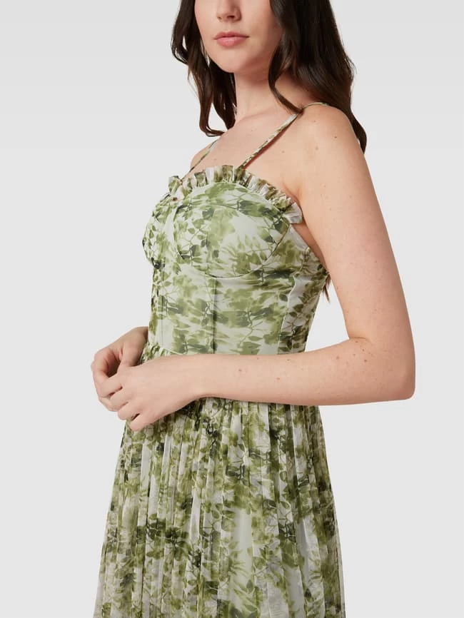 LACE & BEADS Cocktailkleid Mit Floralem Allover-Muster - Schilf 5 LACE & BEADS Cocktailkleid Mit Floralem Allover-Muster - Schilf – Bild 3