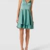 Luxuar Cocktailkleid Mit Herz-Ausschnitt - Mint